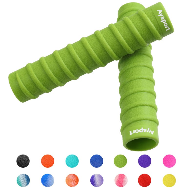Ayaport Kayak Paddle Grips Non-Slip Silicone Wraps Blister Prevention Kayaking Accessories for Take-Apart Paddles (Green) - Image 1